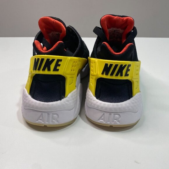 Nike Air Huarache Run Go The Extra Smile Black Yellow Women's Size 6 - Picture 6 of 8